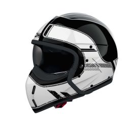 Casco Modulare AIROH J 110 Raster Bianco Nero Lucido