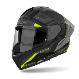 Full Face Helmet AIROH Matryx Rocket Yellow Black Grey Matte