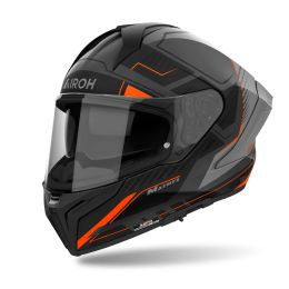 Full Face Helmet AIROH Matryx Rocket Orange Black Grey Matte