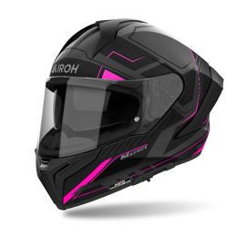 Full Face Helmet AIROH Matryx Rocket Black Pink Matte