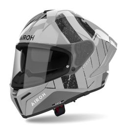 Full Face Helmet AIROH Matryx Scope Light Grey Black Gloss