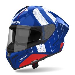Full Face Helmet AIROH Matryx Scope Blue Red White Gloss