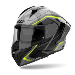 Full Face Helmet AIROH Matryx Wide Yellow Black Grey Gloss