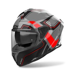 Full Face Helmet AIROH Spark 2 Dart Red Grey Black Gloss