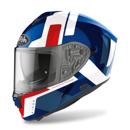 CASCO INTEGRALE AIROH SPARK SHOGUN BLU / ROSSO LUCIDO