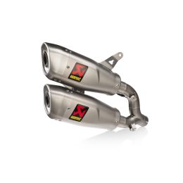 Akrapovic Slip-On Auspuff titan Ducati Monster
