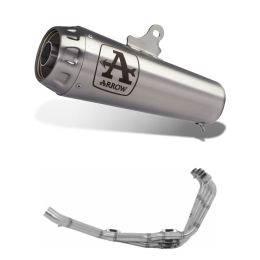 Pro-Race ARROW Titanium End Can Kit with Racing Collectors for Honda CBR 650 F