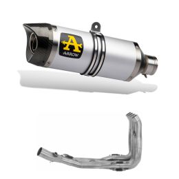ARROW Street Thunder Auspuffkit aus Aluminium mit Endkappe und Krümmer für Yamaha YZF R6