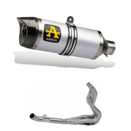 ARROW Slip-On Auspuffkit Thunder Aluminium und Racing Collector für Suzuki GSX-R 600 i.e