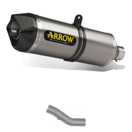 Race-Tech ARROW Aluminium-Endkappe und Katalysatoranschluss-Kit für Ducati Diavel