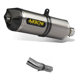 Race-Tech ARROW Aluminum Tailpipe Kit with Carb Cap and Connector for Suzuki GSR 750