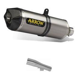 Race-Tech ARROW Aluminium Schalldämpfer-Kit mit Carb-Endkappe und Anschluss Honda NC 750 X