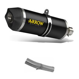 Race-Tech ARROW Dark Aluminum Terminal Kit with Central Connector for Honda CB 500 F