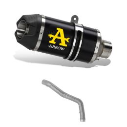 ARROW Indy-Race Carbon End Can Kit and Central Connector for Honda CBR 600 RR