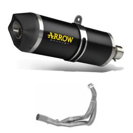 Race-Tech ARROW Carbon End Cap Kit with Collector Kit for Kawasaki Z 650
