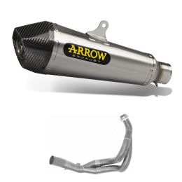 ARROW X-Kone End Cap Kit with catalytic collector kit for Kawasaki Z 650