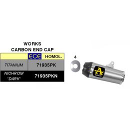 ARROW Works Nichrom Dark Endkappen-Kit und Sammlerkits für Yamaha TRACER 9 GT