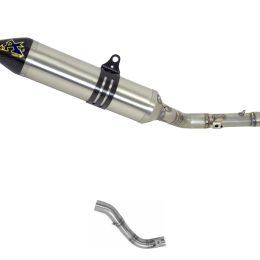 ARROW Thunder Endkappen-Kit Aluminium Auspuffrohr und Katalysatoranschluss Honda CRF 300 L
