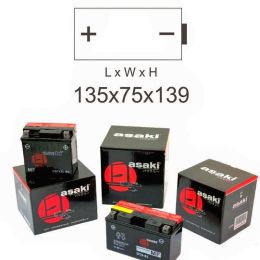 BATTERIA CB9-B CON ACIDO A CORREDO