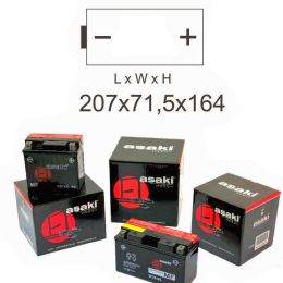 ASAKI 404251085 Motorcycle battery