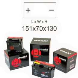 BATTERIA CT12B-BS CON ACIDO A CORREDO