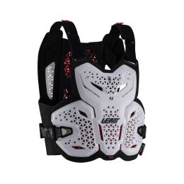 Pettorina moto LEATT 4.5 Evo bianco nero certificazione CE