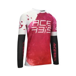 ACERBIS Off Road Polypropylen J-Windy Belüftete Wasserzeichen Lila/Weiß Shirt