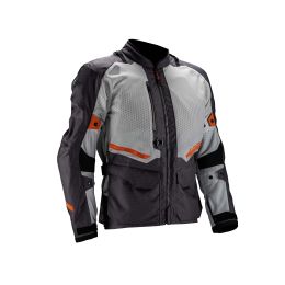 LEATT ADV FlowTour 5.5 4-season jacket Iron grey black