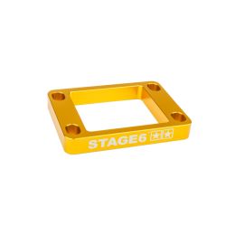 Entretoise de soupape à lamelles Stage6 10mm AM6/DERBI jaune