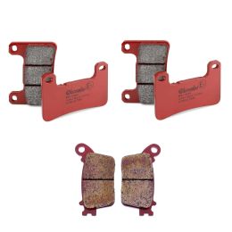 BREMBO Bremsbelagsatz 4 Paare vorne 07SU27SA und 1 hinten 07HO59SP KAWASAKI