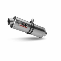 MIVV Oval Slip-on Muffler approved in stainless steel for HONDA XLV Transalp 700