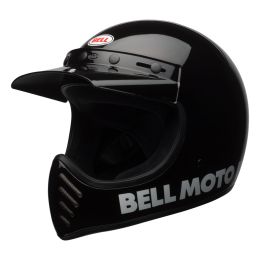 Casque enduro dual road BELL Moto-3 Classic noir brillant