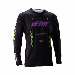 LEATT Gravity 4.0 Maillot Technique VTT Manches Longues Noir Course