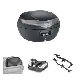 Kit bauletto GIVI V40 TECH nero fumè 40L per YAMAHA MT07