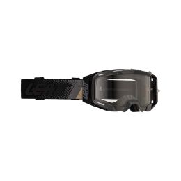 Masque cross LEATT Velocity 5.5 noir gris lentille transparente 83%