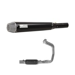 ARROW Slip-On Auspuff Rebel Racing Aluminium für Kawasaki Vulcan S 650