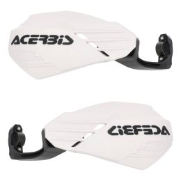 ACERBIS Garde-mains ouverts Linéaires Blanc/Noir