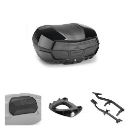 GIVI MAXIA 5 schwarz rauch 58L Topcase-Kit für YAMAHA XTZ TENERE