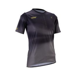 Maglia tecnica donna MTB LEATT Trail 3.0 grigio maniche lunghe X-Flow