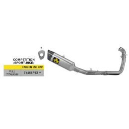 Marmitta completa ARROW racing Competition Sport-Bike per Aprilia RS 660