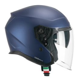Jet Helm CGM 136A RNA Mono Glänzendes Satinblau