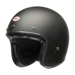 Casco jet cafe racer BELL Custom 500 Carbon nero opaco