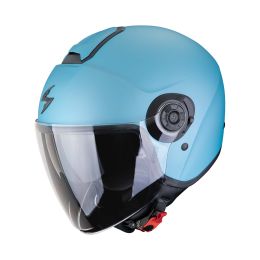 Scorpion EXO-CITY II Solid Jethelm Urban Himmelblau