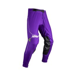Pantaloni motocross LEATT Moto 5.5 I.K.S. viola nero traspiranti
