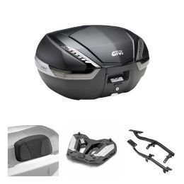 Kit bauletto GIVI V47 TECH carbon fumè 47L per ZONTES 703F ADVENTURE