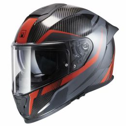 Integralhelm MPH TIGER C RS Carbon Titan Rot