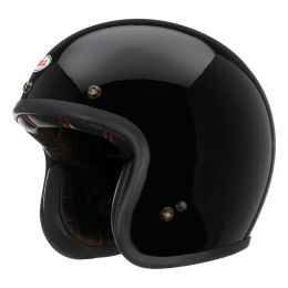 Jet-Helm Cafe Racer Bell Custom 500 Schwarzer
