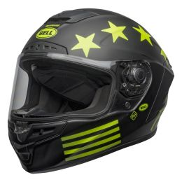 CASCO INTEGRALE BELL STAR DLX MIPS FASTHOUSE VICTORY CIRCLE MATTE BLACK HI VIZ