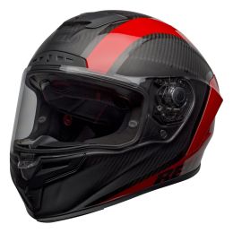 Casco Integrale Bell Race Star Flex Dlx Tantrum 2 Nero Opaco Rosso Lucido