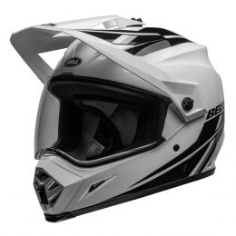 Enduro Helm Bell MX-9 Adventure Mips Alpine Weiß Schwarz